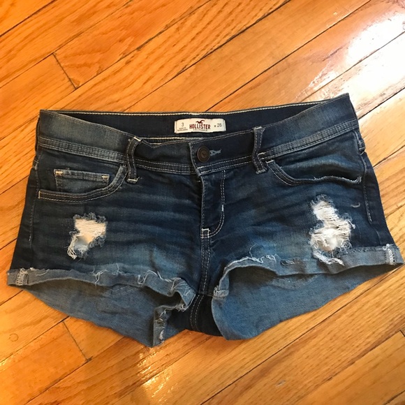 Hollister Pants - Hollister Jean Low-Rise Shorts